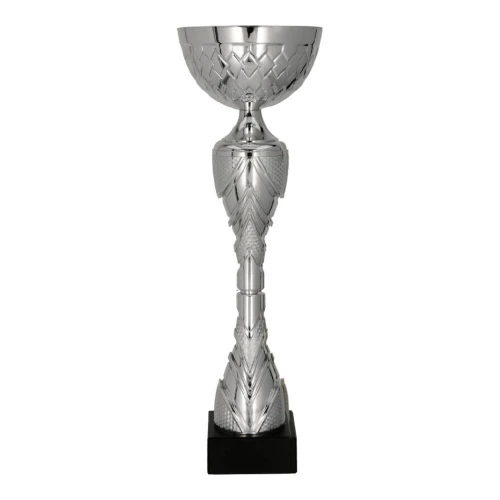 Srebrny puchar metalowy 8488 - trofeum okazjonalne