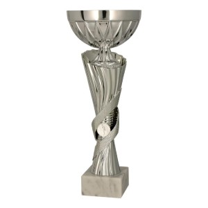 Srebrny puchar metalowy 9294 - trofeum okazjonalne