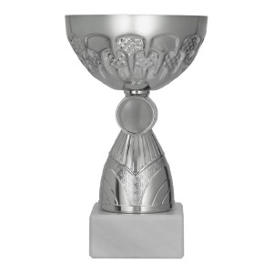 Srebrny puchar plastikowy 9307 - trofeum plastikowe