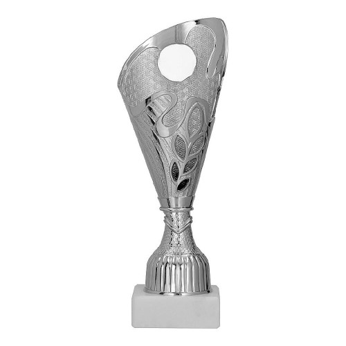 Plastikowy puchar srebrny 9309