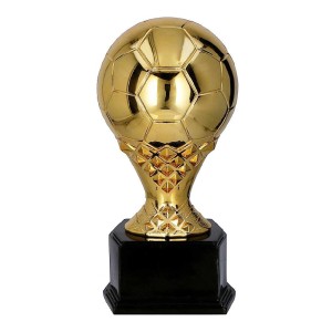 Statuetka plastikowa piłka nożna RP2020/G - trofeum piłkarskie 