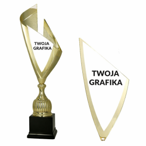 Puchar złoty z twoją grafiką 4232/CUS- trofeum indywidualne