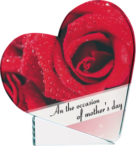 Szklane serce G046 w eleganckim etui