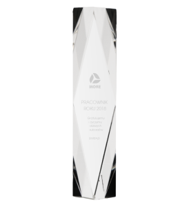 Biznesowe podziękowanie szklane C052-26 w etui