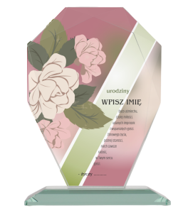 Trofeum szklane na urodziny G007