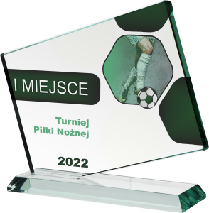 Trofeum szklane G036 w eleganckim etui