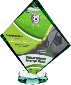 Wyjątkowe trofeum szklane G022 w eleganckim etui