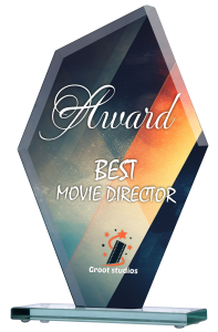 Trofeum szklane GS817-25 - statuetka szklana GS