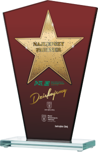 Trofeum szklane GS113 - statuetka szklana 